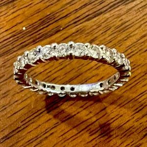 1.25 Ctw Diamond Eternity Band Platinum 950